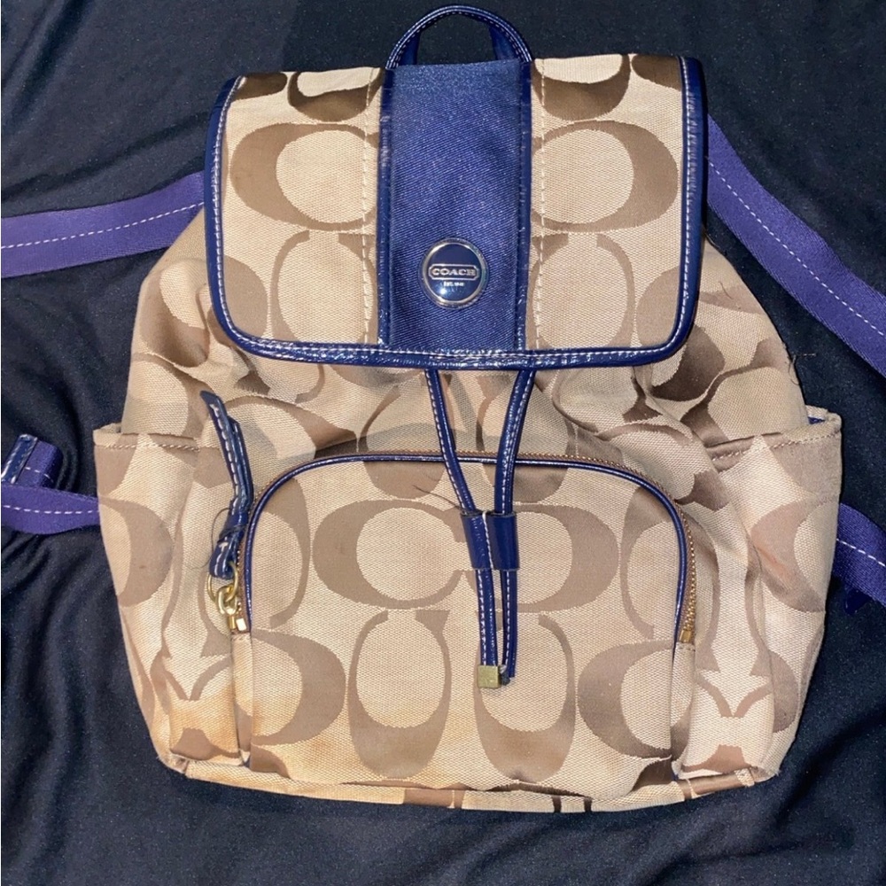 Vintage Coach mini backpack